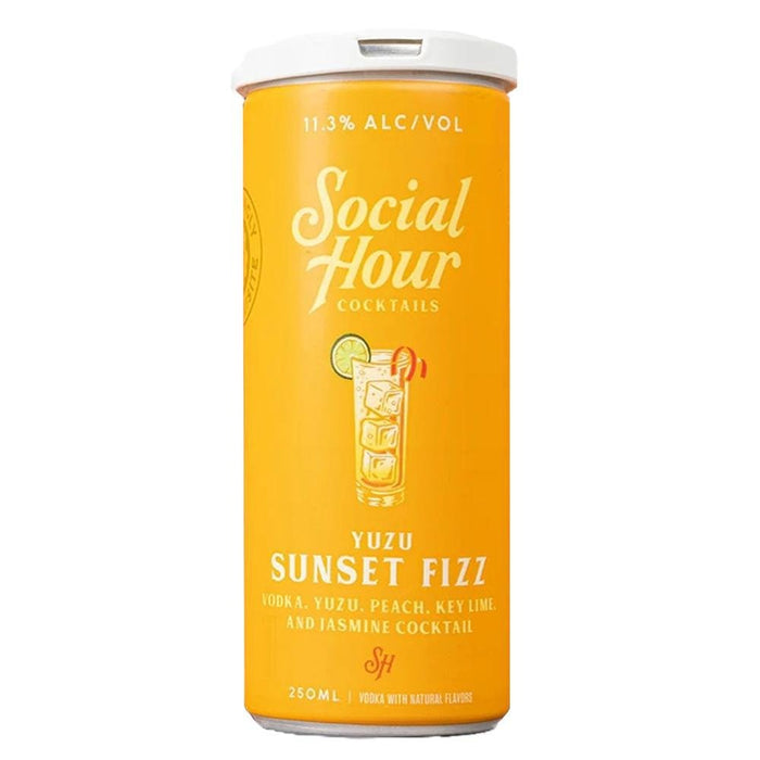 Social Hour Cocktails - 'Yuzu Sunset Fizz' Cocktail (250ML)
