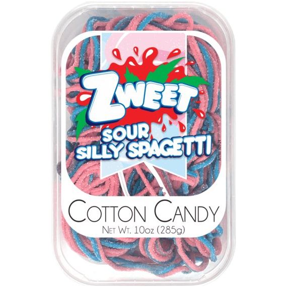 Sour Cotton Candy Silly Spagetti | Zweet | 10 oz