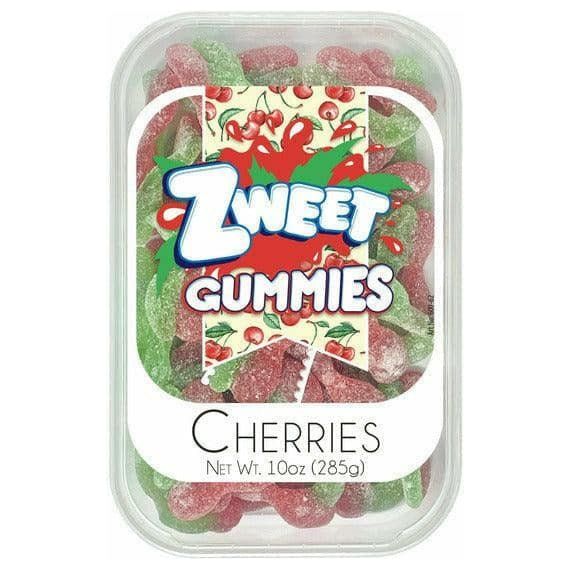 Sour Gummy Cherries | Zweet | 10 oz