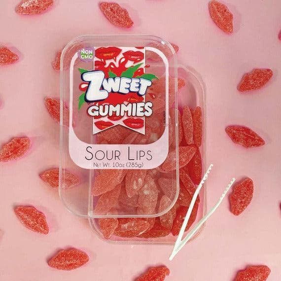 Sour Gummy Lips | Zweet | 10 oz