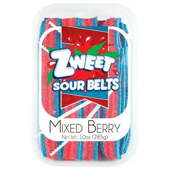 Sour Mixed Berry Belts | Zweet | 10 oz