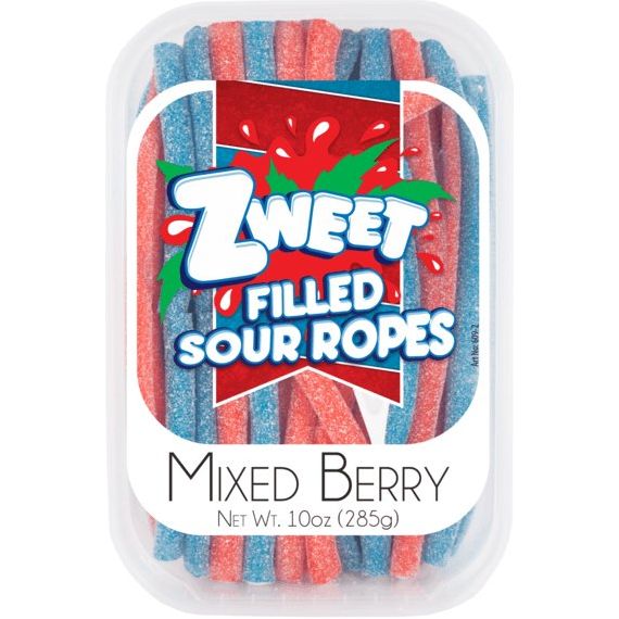 Sour Mixed Berry Ropes | Zweet | 10 oz — Specialty Food Source