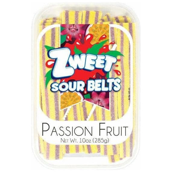 Sour Passion Fruit Belts | Zweet | 10 oz