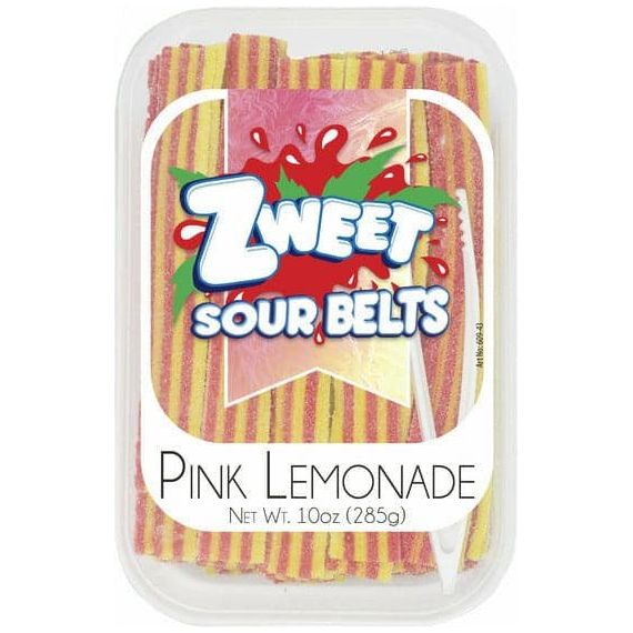 Sour Pink Lemonade Belts | Zweet | 10 oz