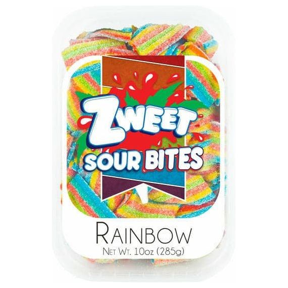 Sour Rainbow Bites | Zweet | 10 oz