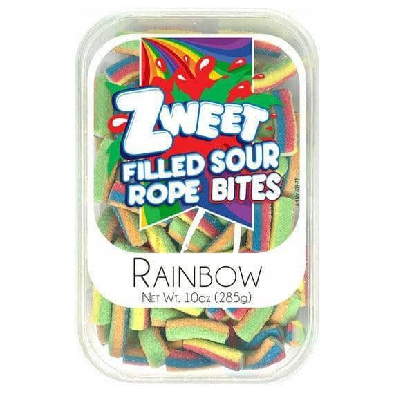 Sour Rainbow Rope Bites | Zweet | 10 oz