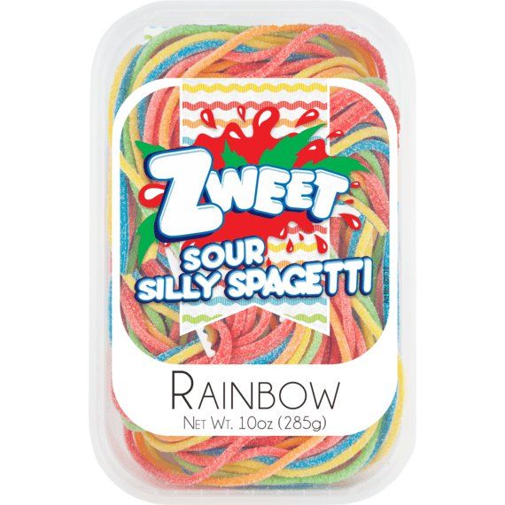 Sour Rainbow Silly Spagetti | Zweet | 10 oz