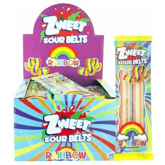 Sour Rainbow (Tutti) Belts | Zweet | 0.7 oz