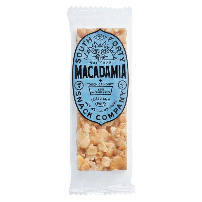 South Forty Snacks Company - 'Macadamia Nut' Crunchy Nut Bar (1.4OZ)