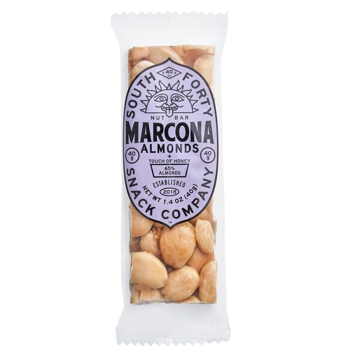 South Forty Snacks Company - 'Marcona Almond' Crunchy Nut Bar (1.4OZ)