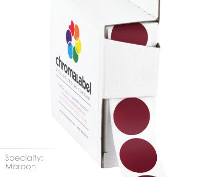 3/4" Permanent Round, Color-Code Dots: 1,000/Box