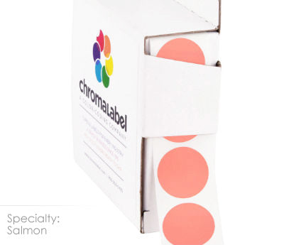 3/4" Permanent Round, Color-Code Dots: 1,000/Box