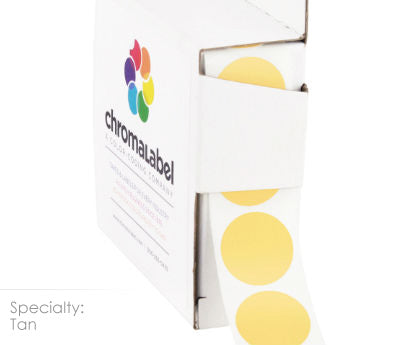 3/4" Permanent Round, Color-Code Dots: 1,000/Box