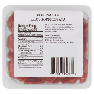 Spicy Soppressata Sliced Coin Pack