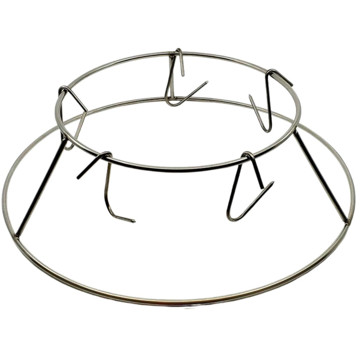 Stainless Steel Rib Hanger with Hooks For Hunsaker 55 Gallon Drum