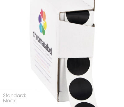 3/4" Permanent Round, Color-Code Dots: 1,000/Box