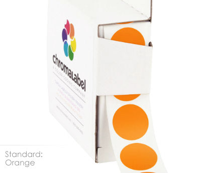 3/4" Permanent Round, Color-Code Dots: 1,000/Box