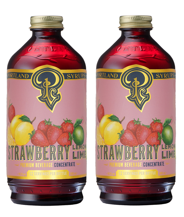 Strawberry Lemon-Lime Syrup two-pack