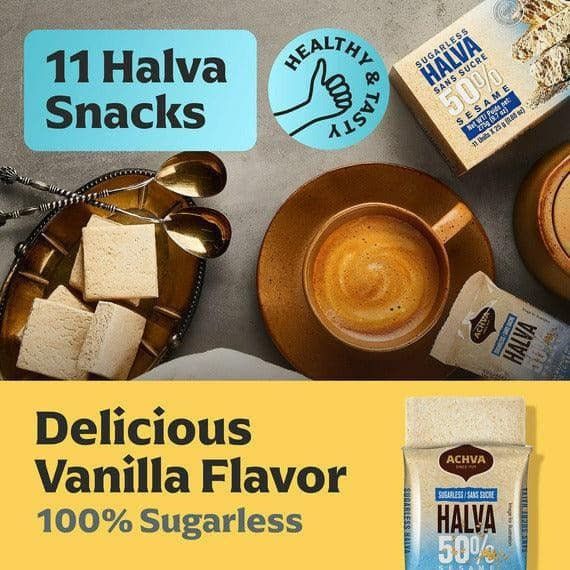 Sugar-Free Halva Snack Gift Box | Achva | 9.7 oz