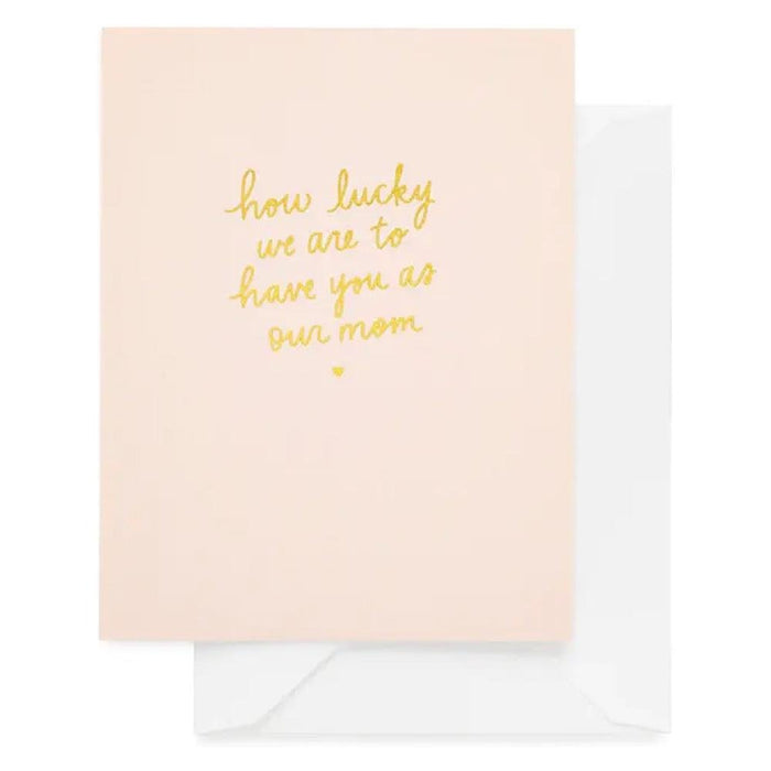Sugar Paper - 'How Lucky We Are' Folded Card (1CT)