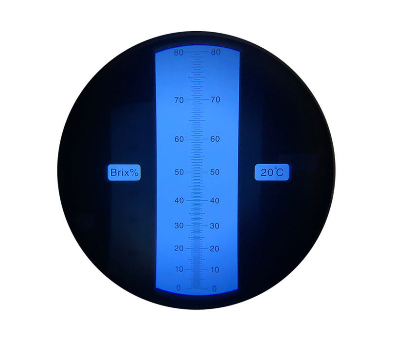 Sugar/Brix Refractometer - 0 to 80% with ATC