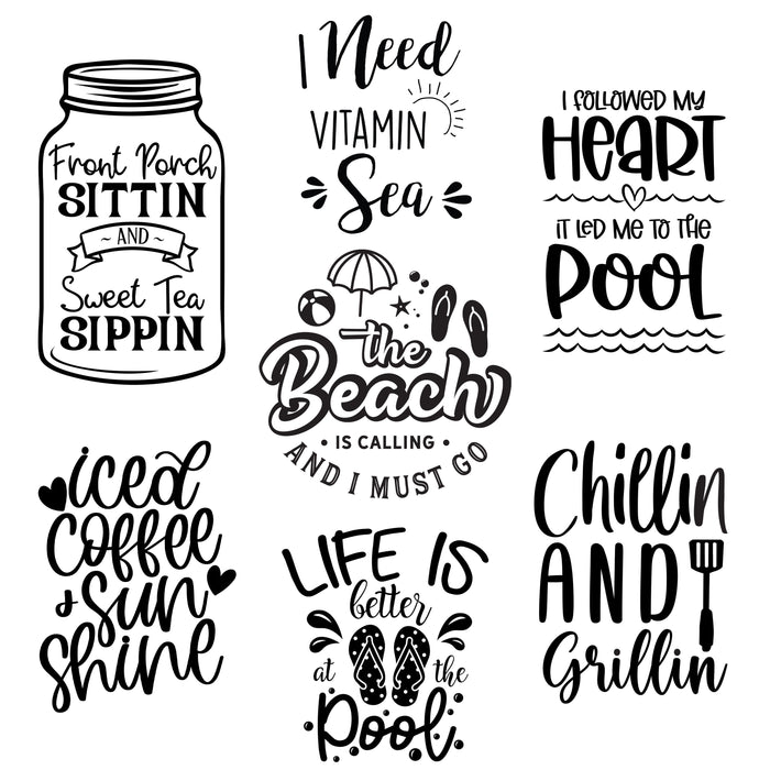 Summer Laser Engraved Sleeves