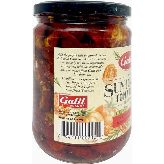 Sun Dried Tomato In Oil  | Jar | 19 oz | Galil