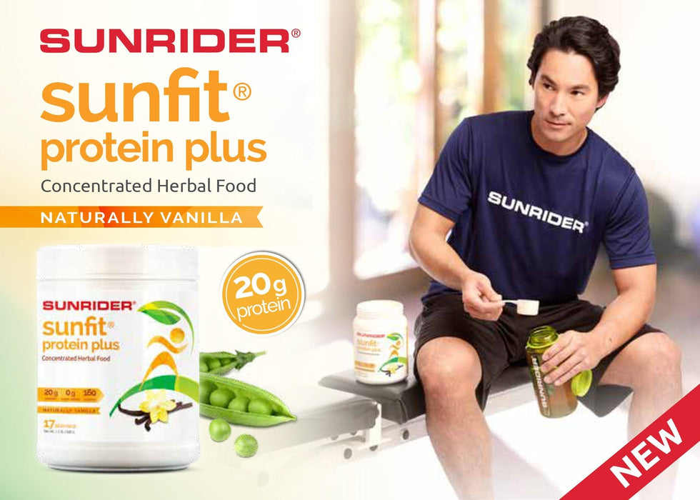 NOW AVAILABLE SunFit Protein Plus - Unique Protein Powder by Sunrider
