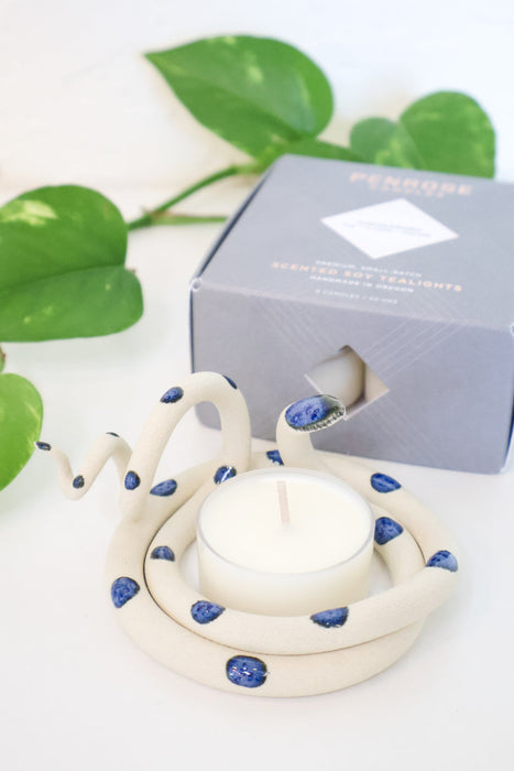 Ceramic Snake Tealight Holder
