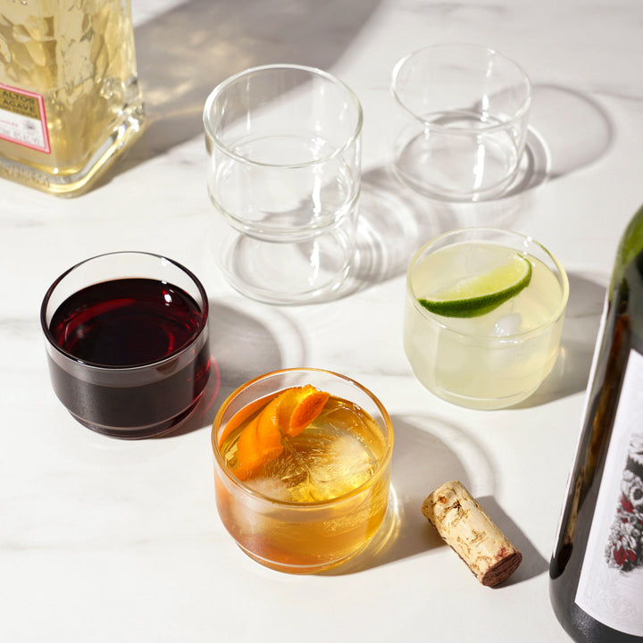 Viski Raye Crystal Bodega Glasses - Thumbnail 5