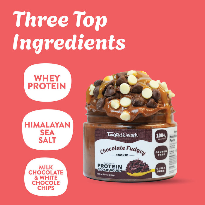 Chocolate Fudgey Protein Cookie Dough