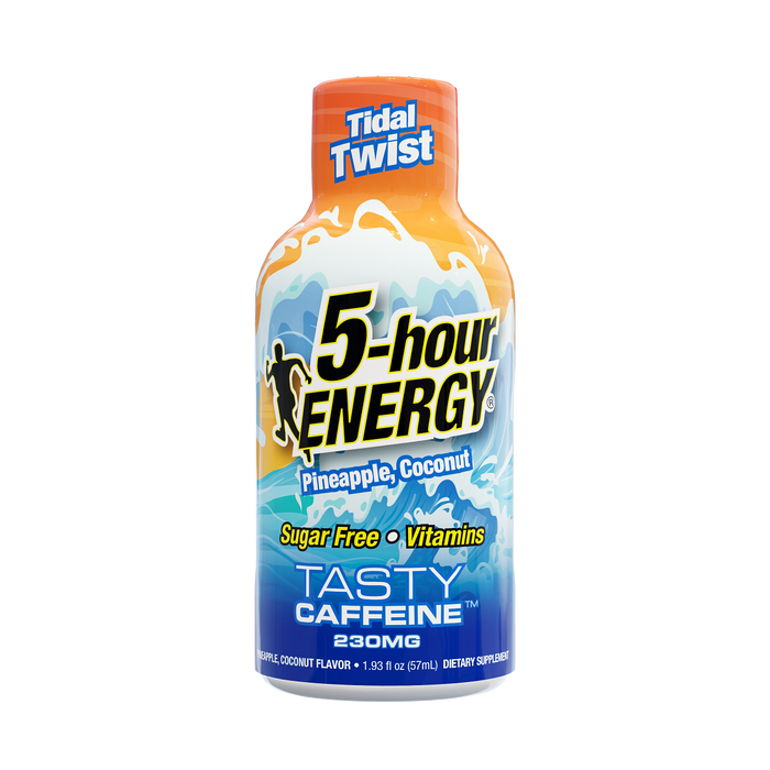 24 Pack 5-hour ENERGY Extra Strength Shots, Tidal Twist Flavor, 1.93 Fl Oz