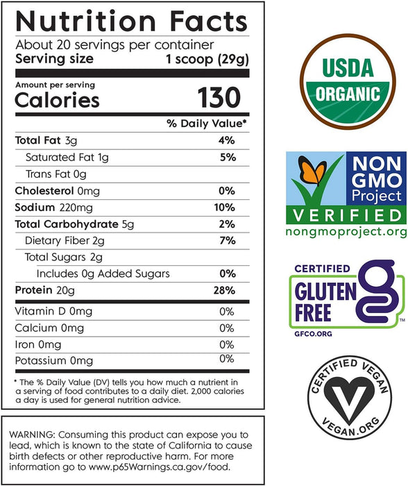 Truvani Vanilla Protein Powder - 20.95 Oz