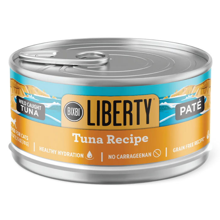 Bixbi - Librty Tuna Pate Cat Food, 2.75 oz (Case of 24) - Grain Free Formula