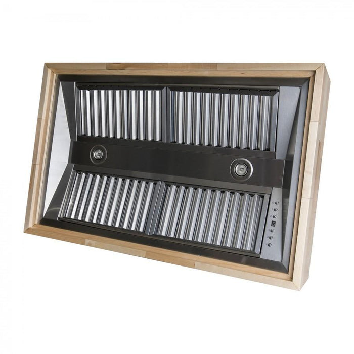 ZLINE 36" Remote Blower Wooden Wall Range Hood, 681M-RS-36-400