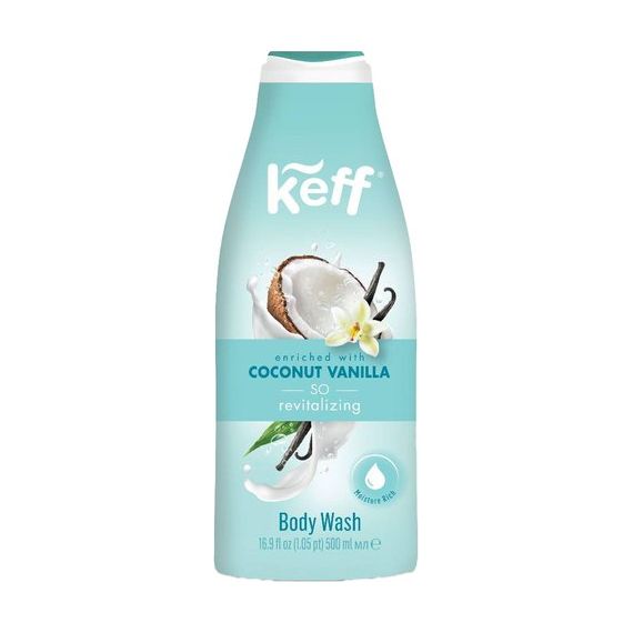 Vanilla Coconut Body Wash | 16 oz | Keff