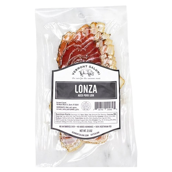 Vermont Salumi - Pre-Sliced Lonza (2.5OZ)