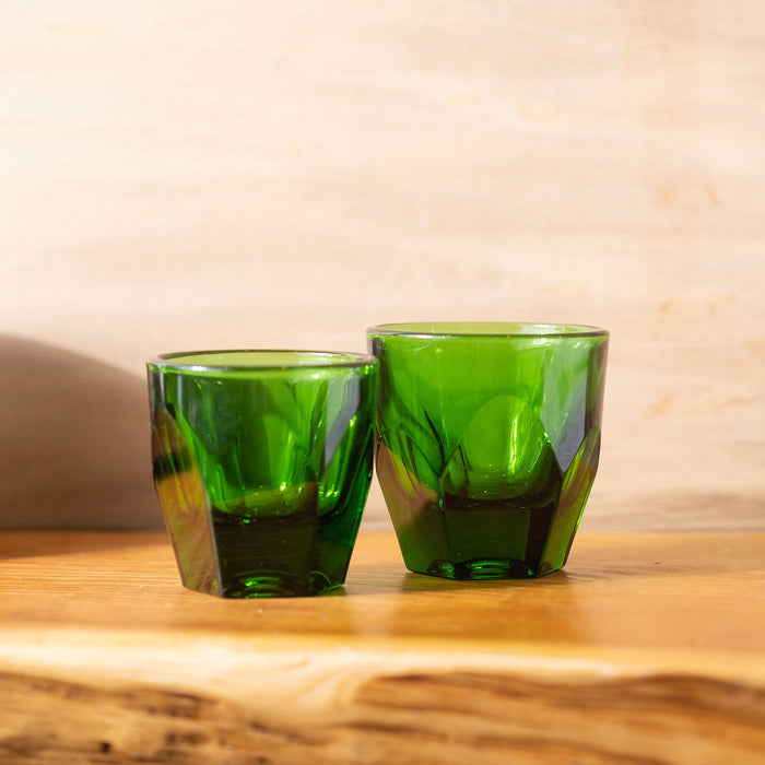 Vero Cortado Glass (4.25oz) - Emerald