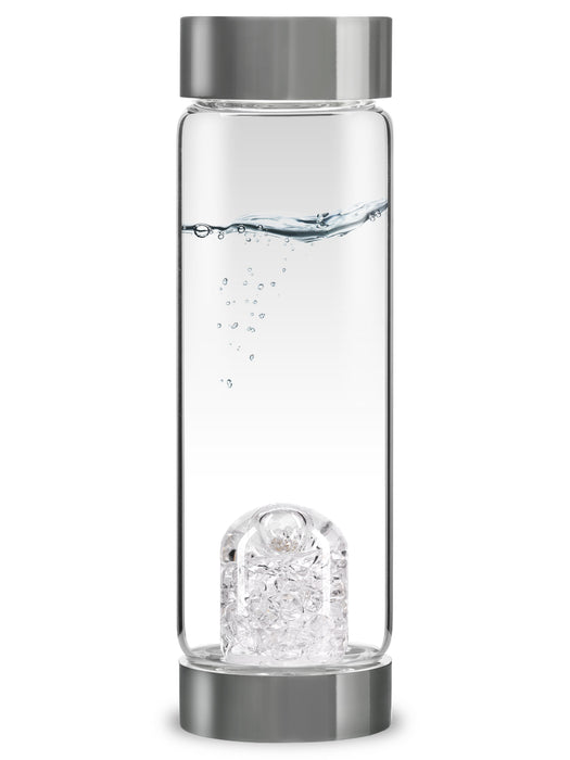 ViA DIAMONDS | Genuine Diamond Slivers (4ct.) & Clear Quartz