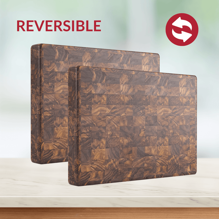 Medium End Grain Walnut Wood Butcher Block