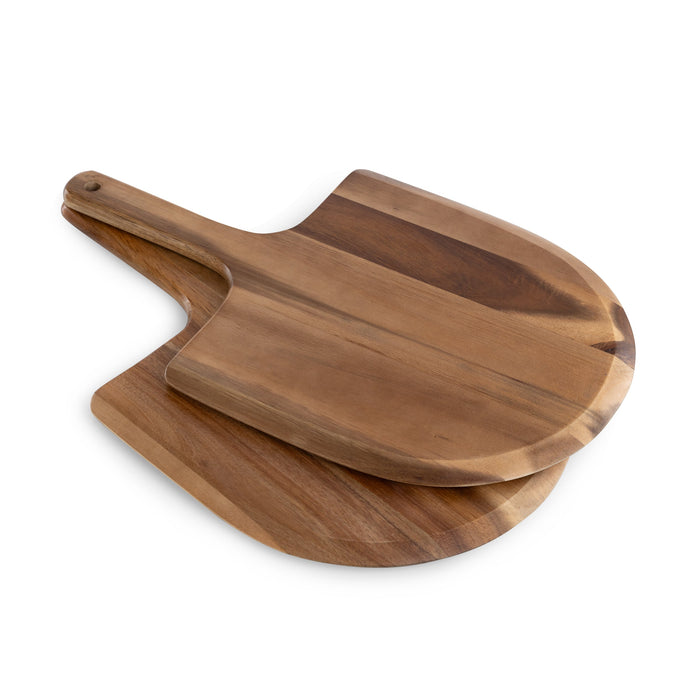 Acacia Personal Pizza Peel Serving Board Paddle Set of 2