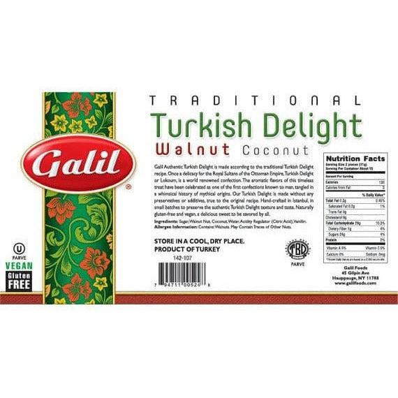 Walnut Turkish Delight | 16 oz | Galil