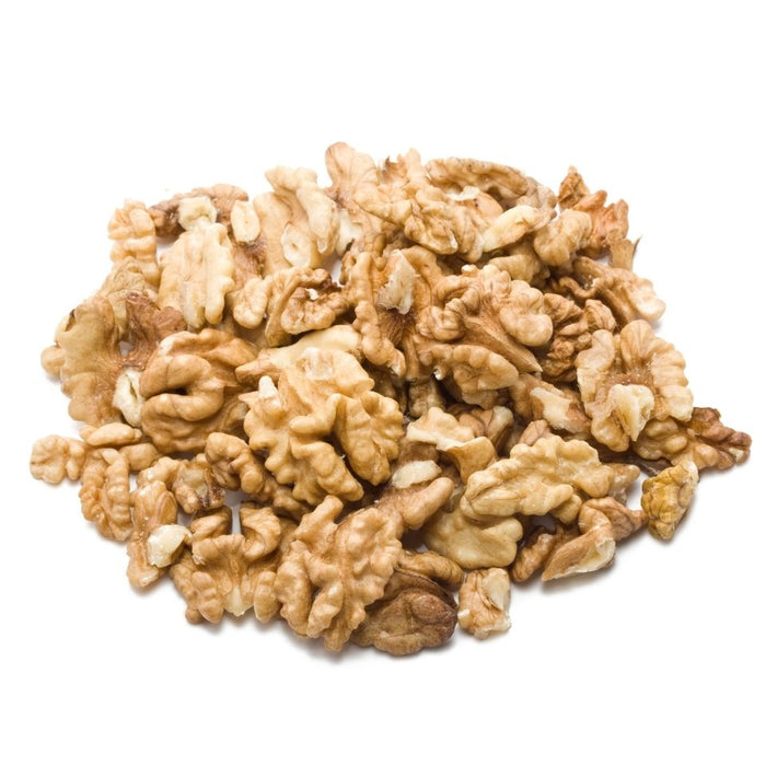 Nuts & SeedsWalnut, Halves and PiecesWalnut, HalvesSpecialty Food SourceOur Walnut Halves and Pieces offer a wonderful mix of textures and the rich, earthy flavor walnuts are known for. Perfect for baking, these halves and pieces add cru
