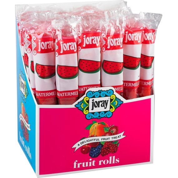 Watermelon Fruit Rolls | Real Fruit | .75 oz | Joray — Specialty 