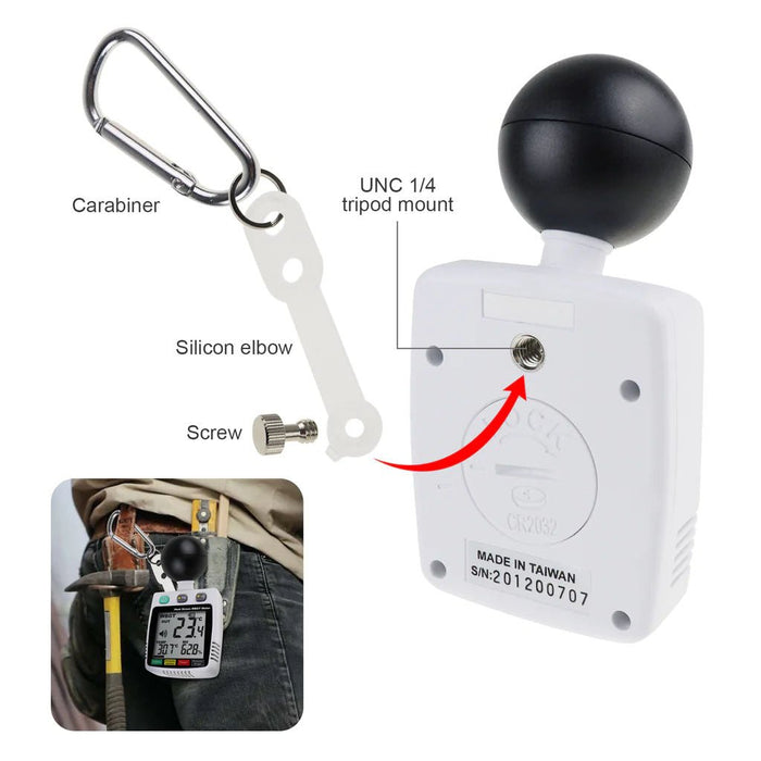 Wearable WBGT Heat Stress Meter