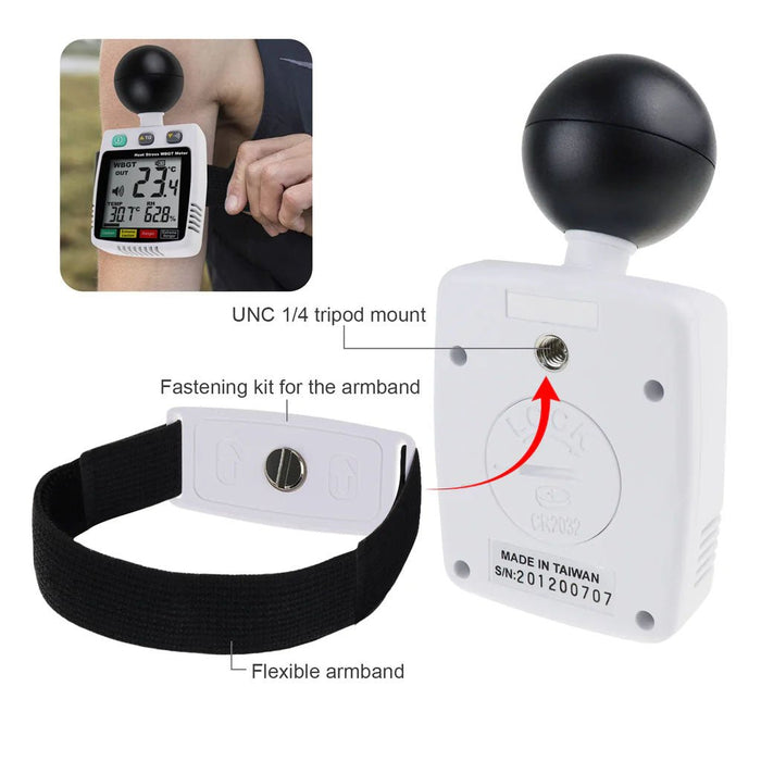 Wearable WBGT Heat Stress Meter