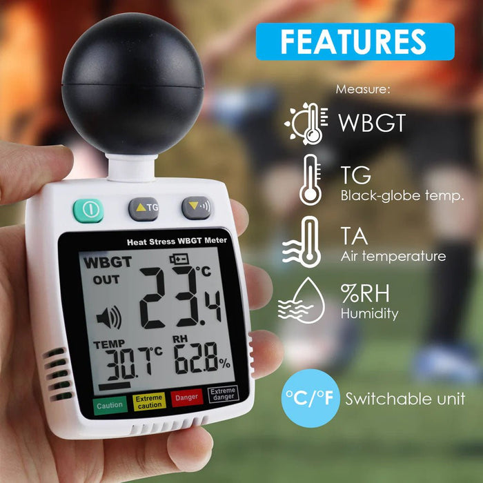 Wearable WBGT Heat Stress Meter