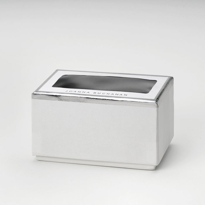 Single gem placecard holder, topaz, set of two