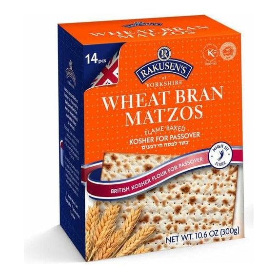 Wheat Bran Matzos | 10.6 oz | Rakusen