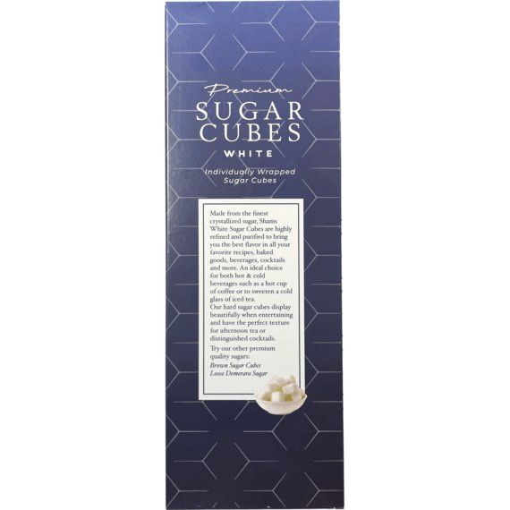 White Sugar Cubes | Individually Wrapped  | 17.6 oz | Shams